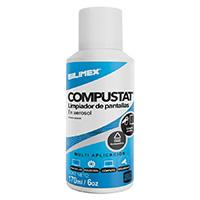 AEROSOL COMPUSTAT LIMPIADOR DE PANTALLAS LAPTOPS, TABLETAS, SMART TVS, SMART PHONES SILIMEX 170 ML