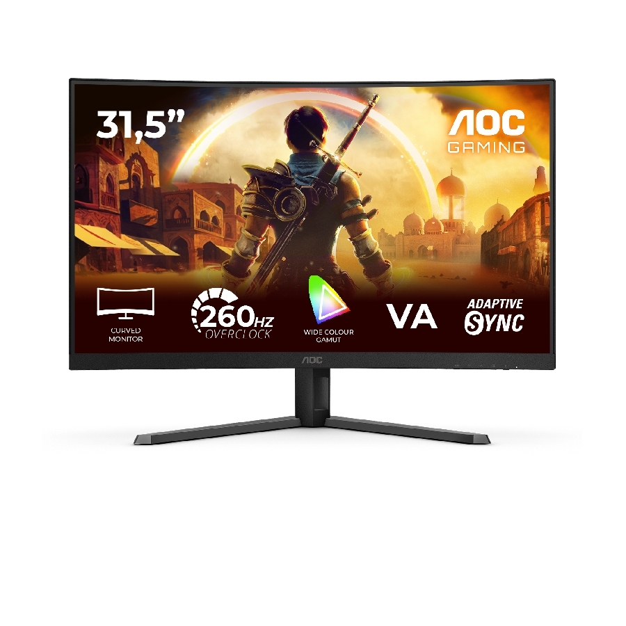 [MNL-3069] MONITOR AOC GAMER CURVO 32 / C32G42ZE / PANEL VA / 240 HZ / T.R. 4 MS GTG / 0.3 MS MPRT / ADAPTIVE SYNC  / HDMI / VGA / DP / ASPECTO 16:9 / RESOLUCION 1920 X 1080 / BRILLO 300 CD/M2 / VESA