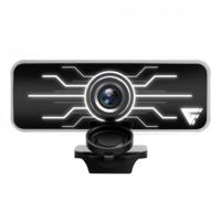 [CV-2093] WEBCAM GAME FACTOR WG400, LED, FULL HD, 30FPS, MICRÓFONO, TAPÓN, NEGRA.