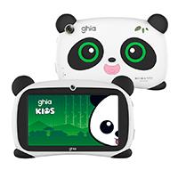 [NOTGHIA-435] TABLET KIDS /A333 PENTACORE/ 7 PULG IPS /4GB RAM/64GB /USB C/2CAM/WIFI/BLUETOOTH/2500MAH/ANDROID 15 /PANDA OJOS VERDES