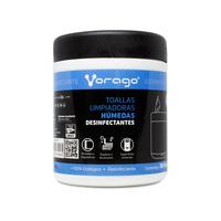 [CN-5201] TOALLAS HUMEDAS DESINFECTANTES VORAGO CLN-107 BOTE 30PZ