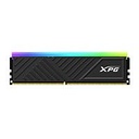 MEMORIA XPG SPECTRIX D35G UDIMM DDR4 16GB PC4-25600 3200MHZ CL16 288PIN 1.35V RGB CON DISIPADOR PC/GAMER COLOR NEGRO AX4U320016G16A-SBKD35G