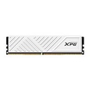 MEMORIA XPG GAMMIX D35 UDIMM DDR4 16GB PC4-25600 3200MHZ CL16 288PIN 1.35V CON DISIPADOR PC/GAMER COLOR BLANCO AX4U320016G16A-SWHD35