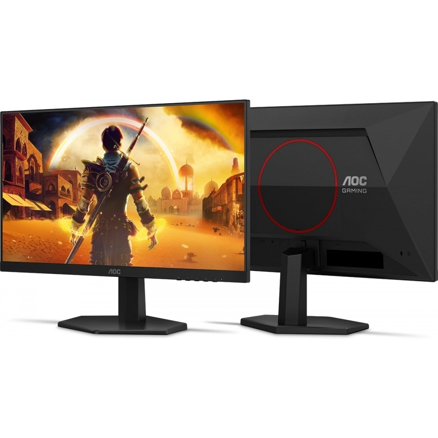 [MNL-3072] MONITOR GAMER AOC 24G42HE / PANEL IPS / 23.8 PULGADAS / HDMI / DP/ ASPECTO 16;9 / TR 1MS / G-SYNC / FLICKER FREE / 200HZ / RESOLUCION 1920 X 1080 / BRILLO 300CD/M2 / VESA 100X100 MM/ NEGRO Y ROJO