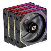 [CF-532] KIT 3 VENTILADORES BALAM RUSH EOLOX LINK EXL95/ FLUJO DE AIRE OPTIMO / VELOCIDAD 1800 RPM / SILENCIO CON PODER / CONEXIÓN DAISY-CHAIN / RGB / NEGRO / BR-942089