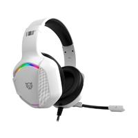 [SPK-2650] AUDIFONOS GAMER ORPHIX II HS699 / ALAMBRICOS / DIADEMA / AUX 3.5 MM - USB / PC - DISPOSITIVOS MOVILES -CONSOLAS / ALTAVOCES 50 MM / ILUMINACION RGB / MICROFONO OMNIDIRECCIONAL / BLANCO / BR-941198
