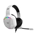 AUDIFONOS GAMER ORPHIX II HS699 / ALAMBRICOS / DIADEMA / AUX 3.5 MM - USB / PC - DISPOSITIVOS MOVILES -CONSOLAS / ALTAVOCES 50 MM / ILUMINACION RGB / MICROFONO OMNIDIRECCIONAL / BLANCO / BR-941198