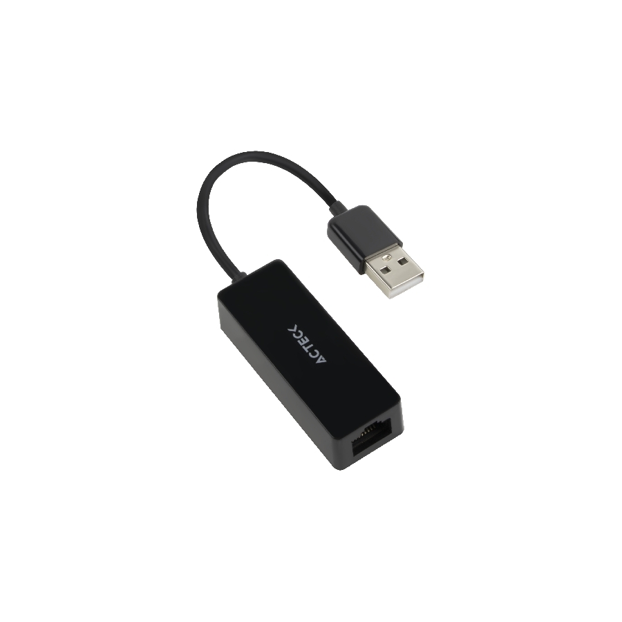 [AC-10869] ADAPTADOR ACTECK SHIFT PLUS AE420 / USB A - RJ45 ETHERNET / 100 MBPS / WIN - MAC OS - LINUX - ANDROID / NEGRO / AC-934732