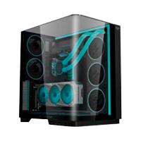 [CS-1098] GABINETE GAMER BALAM RUSH TANK EXPERT CURVE 7800 / MEDIA TORRE / ATX/MICRO ATX- MINI ITX / VENTILADORES ARGB Y TIRAS LED / PANEL CURVO DE CRISTAL TEMPLADO / NEGRO / BR-941556