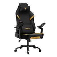 [AC-11653] SILLA OCELOT GAMING OS-KING / VINIPIEL Y TERCIOPELO / BASE METALICA AJUSTABLE / DESCANSABRAZOS 5D / PISTON CLASE 4 / RECLINABLE 90-155 GRADOS / HASTA 150KG / COJINES LUMBAR Y CERVICAL / COLOR NEGRO CO