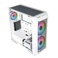 [CS-803] GABINETE COOLER MASTER MASTERBOX HAF 500/BLANCO/MIDI TOWER/MICRO-ATX/VENTANA ARGB.