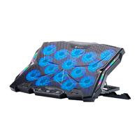 [AC-12830] BASE ENFRIADORA GAMER BALAM RUSH EOLOX FROST EF740 / LAPTOP 17 PULG / 15 VENTILADORES / AJUSTE DE ALTURA Y VELOCIDAD / ILUMINACION RGB / SOPORTE P CELULAR / PUERTO USB A - USB C / NEGRO / BR-941136