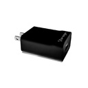 CARGADOR PARA PARED AU-302 FAST CHARGE 3.0A 1 USB NEGRO
