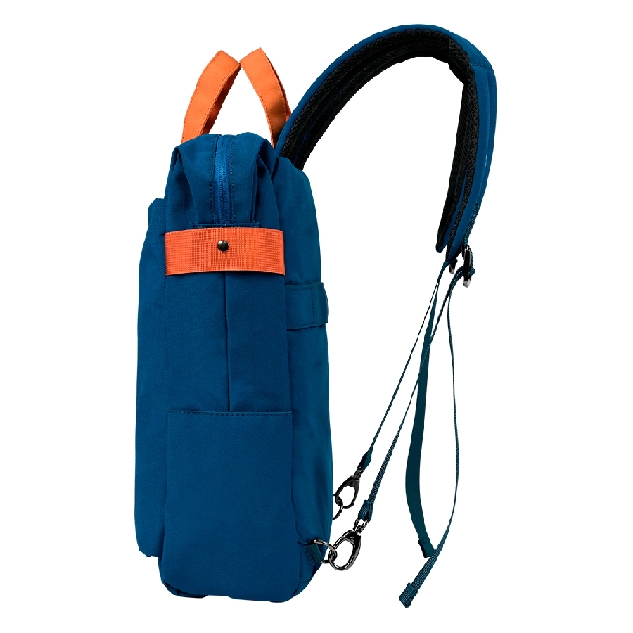 [AC-13414] MOCHILA VORAGO BP-301 VINTAGE DOBLE USO LAPTOP 15.6 AZUL MARINO