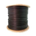 CABLE UTP SAXXON CCA DE 305M/ CATEGORIA 6/ EXTERIOR/ DOBLE FORRO/ COLOR NEGRO