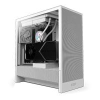 [CS-1093] GABINETE NZXT H5 FLOW /BLANCO /VIDRIO TEMPLADO/2 VENTILADORES/F120Q /MID TOWER /USB TIPO C /GAMER