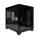 GABINETE GAME FACTOR CSG570 MATX FISHTANK, DOBLE CRISTAL, USB 3.0, S/FTE, NEGRO