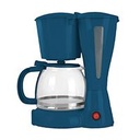 CAFETERA MIRATI / 1.2 L / 900W / VASO CRISTAL / FILTRO LAVABLE / AZUL
