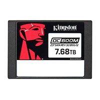 [HD-2900] UNIDAD DE ESTADO SOLIDO SSD KINGSTON DC600M 7680GB ENTERPRICE SATA 2.5 LECT.560/ESCR.530MBS PARA SERVIDOR SEDC600M/7680G