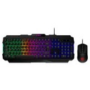 KIT DE TECLADO Y MOUSE FORGE GK100 RGB USB 2.0 ESPAÑOL