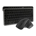 KIT ACTECK CREATOR KREA MK750 / TECLADO Y MOUSE / INALAMBRICO DUAL / MULTIDISPOSITIVO / RECARGABLE / DONGLE BT / 65 / WIN - MAC / ESPAÑOL / 118 TECLAS / 2000 DPI / OPTICO / NEGRO-GRIS / AC-940177