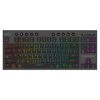 [KB-1098] TECLADO GAMER DOMINATE EXPERT GK959 / INALAMBRICO DUAL / MECANICO / ILUMNACION RGB / RECARGABLE / 87 TECLAS / WIN - MAC - ANDROID - CONSOLAS DE JUEGO / ESPAÑOL / DONGLE-BT 5.0 / NEGRO / BR-940405