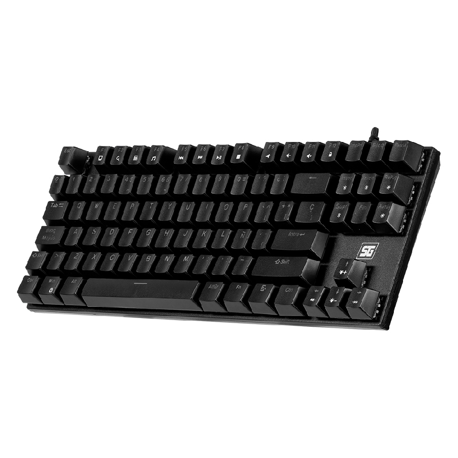TECLADO VORAGO START THE GAME KB-600 MECANICO TKL RGB RAINBOW NEGRO
