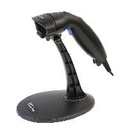 LECTOR DE CODIGO DE BARRAS EC LINE EC-LS-9620, NEGRO, LASER, USB, 1D, 200 LECTURAS POR SEGUNDO, INCLUYE BASE