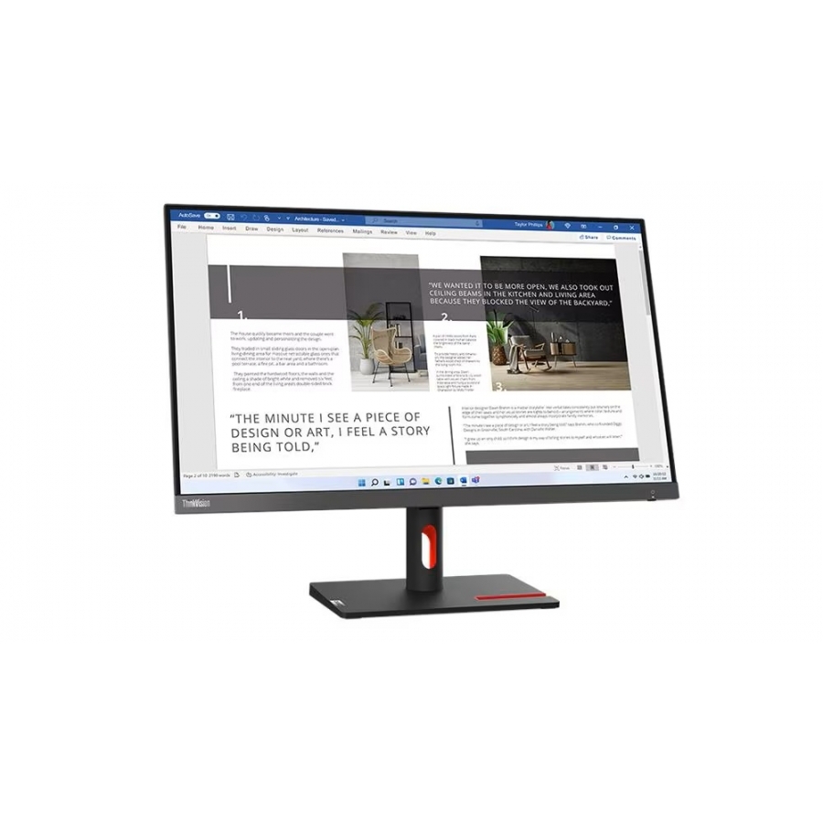 [MNL-2611] MONITOR LENOVO THINKVISION S27I-30, TAMAÑO 27, RESOLUCIN 1920 X1080 PXELES, W-LED, RELACIN DEASPECTO 169, PUERTO VGA 1, HDMI2, 3 AÑOS DE GARANTA.