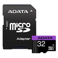 MEMORIA ADATA MICRO SDHC 32GB UHS-I CLASE 10 C/ADAPTADOR (AUSDH32GUICL10-RA1)