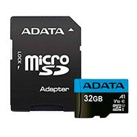 MEMORIA ADATA MICRO SDXC/SDHC 32GB UHS-I 100MB/25MB CLASE 10 V10 A1 C/ADAPTADOR (AUSDH32GUICL10A1-RA1)