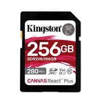 [RAM-4262] MEMORIA FLASH SD KINGSTON SDXC CANVAS REACT PLUS 256GB 280R/150W UHS-II U3 V60 SDR2V6/256GB