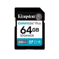 [RAM-4570] MEMORIA FLASH SD KINGSTON SDXC CANVAS GO PLUS 64GB 200MB/S C10 UHS-I U3 V30 (SDG4/64GB)