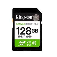[RAM-4622] MEMORIA FLASH SD KINGSTON SDXC CANVAS SELECT 128GB 150MB/S C10 UHS-I U1 V10 (SDS3/128GB)