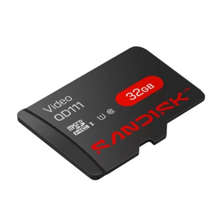 [RAM-4679] MEMORIA SANDISK VIDEO SC QD111 MICRO SDHC 32GB VIDEOVIGILANCIA 24/7 CLASE 10 U1 LECT 100MB/S ESC 20MB/S  SDSDQAS4-032G-BP