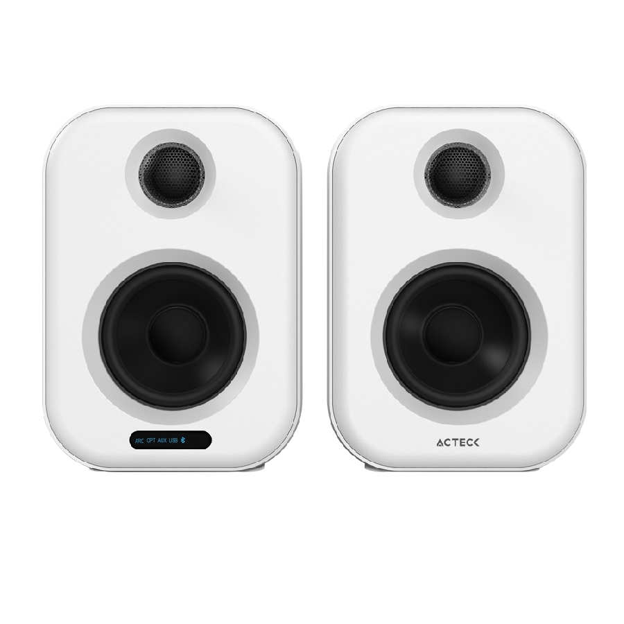 [SPK-2472] BOCINA ACTECK DYNAMIC EXACT BS650 / BLUETOOTH PARA ESCRITORIO / BLUETOOTH 5.0, AUX 3.5 MM Y USB / 50 W / PANTALLA LED / CONTROL REMOTO / BLANCA / AC-935883