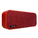 BOCINA VORAGO BSP-150 BLUETOOTH / MSD / USB / 3.5MM TELA ROJA