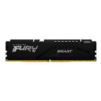 MEMORIA RAM KINGSTON DIMM DDR5 16GB 6400MT/S FURY BEAST BLACK EXPO CL32 288PIN 1.4V C/DISIPADOR DE CALOR P/PC/GAMER/ALTO RENDIMIENTO KF564C32BBE-16
