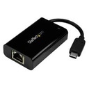 ADAPTADOR DE RED USB C A ETHERNET GIGABIT CON PD 2.0 - ADAPTADOR DE RED NIC 1GB LAN RJ45 USB TIPO C USB 3.1 CON PD - STARTECH.COM MOD. US1GC30PD