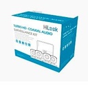 KIT TURBOHD HILOOK HL1080PSB 1080P LITE / DVR 4 CANALES / AUDIO POR COAXITRON / 4 CAMARAS BALA DE POLICARBONATO CON MICROFONO INTEGRADO