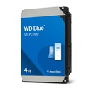 DISCO DURO INTERNO WD BLUE 4TB 3.5 ESCRITORIO SATA3 6GB/S 128MB 5400RPM WINDOWS  WD40EZZX