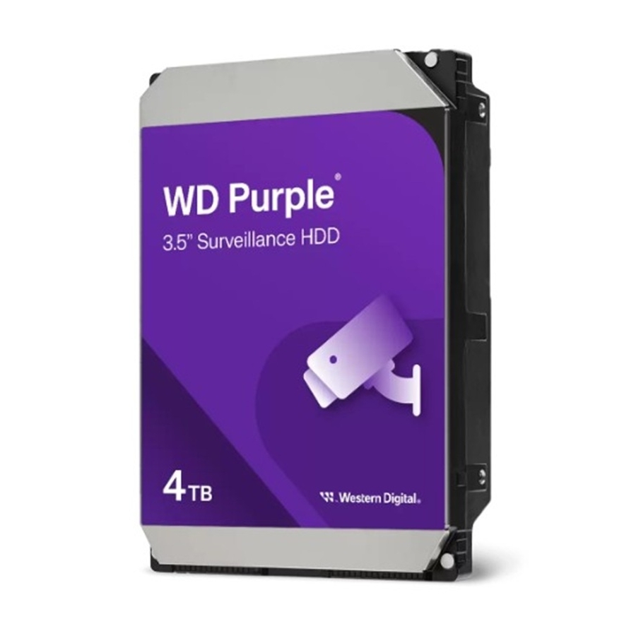 [HD-3501] DISCO DURO INTERNO WD PURPLE 4TB 3.5 ESCRITORIO SATA3 6GB/S 128MB 24X7 DVR NVR HASTA 64 CAMARAS WD44PURZ