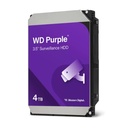 DISCO DURO INTERNO WD PURPLE 4TB 3.5 ESCRITORIO SATA3 6GB/S 128MB 24X7 DVR NVR HASTA 64 CAMARAS WD44PURZ