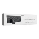 KIT ACTECK CREATOR VANTAGE AERO MK555 / TECLADO Y MOUSE / INALAMBRICO DONGLE USB / ERGONOMICO / WIN / ESPAÑOL / MEMBRANA / 105 TECLAS / 1600 DPI AJUSTABLE / 4 BOTONES / OPTICO / NEGRO / AC-943482