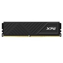 MEMORIA XPG GAMMIX D35 UDIMM DDR4 8GB PC4-25600 3200MHZ CL19 288PIN 1.35V CON DISIPADOR PC/GAMER COLOR NEGRO (AX4U32008G16A-SBKD35)