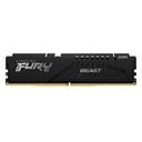 MEMORIA RAM KINGSTON DIMM DDR5 32GB 2X16GB 6000MT/S FURY BEAST BLACK EXPO CL36 288PIN 1.35V C/DISIPADOR DE CALOR P/PC/GAMER/ALTO RENDIMIENTO KIT 2 KF560C36BBE2K2-32