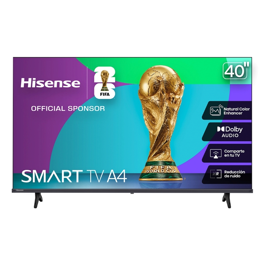 [TV-1186] TELEVISION LED HISENSE 40 40A45NV SMART VIDAA , FULL HD, DTS VIRTUAL X, WIFI