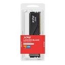 MEMORIA XPG LANCER BLADE UDIMM DDR5 8GB PC-44800 5600MHZ CL46 1.1V CON DISIPADOR NEGRO PC GAMMER/ALTO RENDIMIENTO AX5U5600C468G-SLABBK