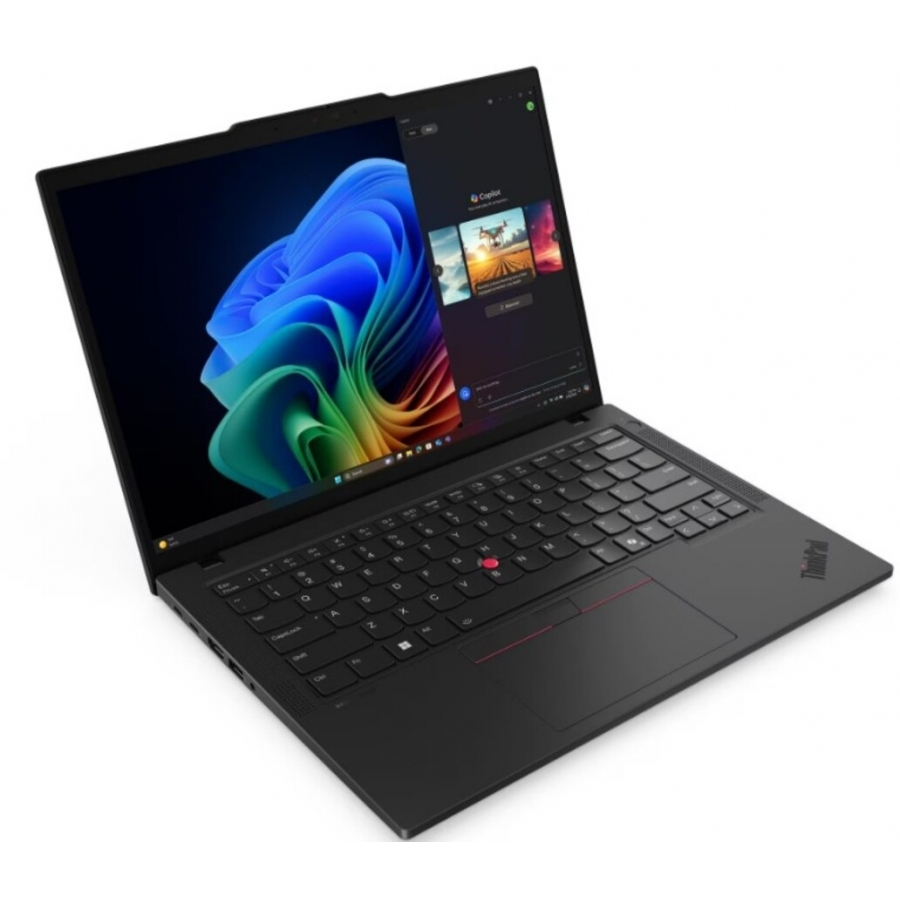 LAPTOP LENOVO THINKPAD T14 GEN 6 / CORE ULTRA 5 226V 4.5GHZ / COPILOT+ PC / 16GB DDR5 / 512GB SSD / 14 WUXGA 1920X1200 / BACKLIT KEYBOARD / WIN 11 PRO / 3YR PREMIER SUPPORT