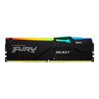 MEMORIA RAM KINGSTON DIMM DDR5 16GB 6400MT/S FURY BEAST BLACK EXPO RGB CL32 288PIN 1.4V C/DISIPADOR DE CALOR P/PC/GAMER/ALTO RENDIMIENTO KF564C32BBEA-16